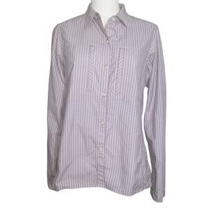 Exofficio Women’s Shirt Size Small Red Plaid Vented Fishing Button Up